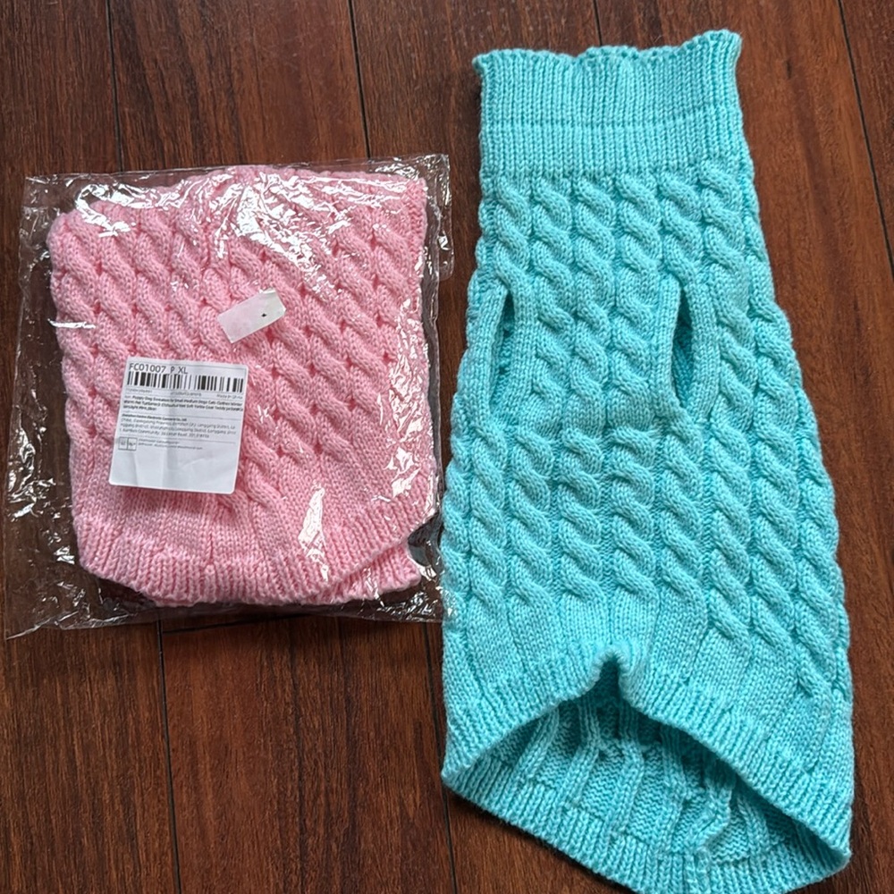 Puppy Dog/Cat Sweaters for Small Medium Dogs. Pet Turtleneck Chihuahua Vest.